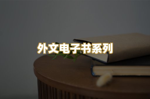 外文电子书系列